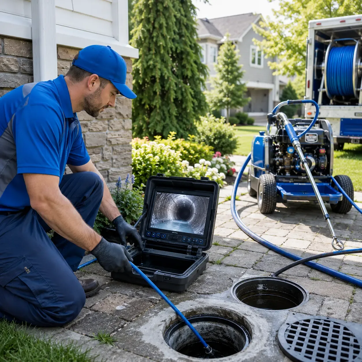 Outdoor drain cleaning professionals serving Shacklefords, VA